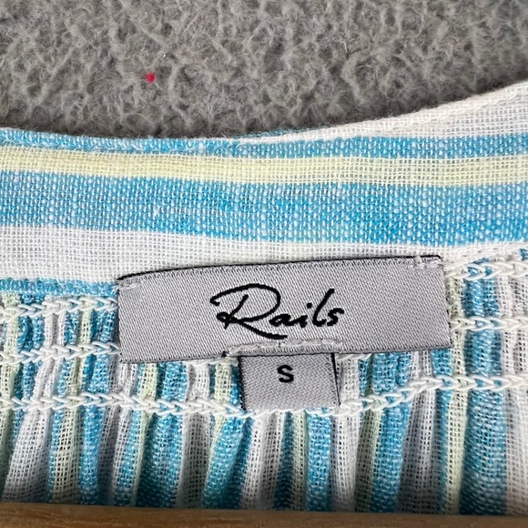 Rails Women's Augustine Stripe Linen Blend Dress size S - Picture 4 of 11